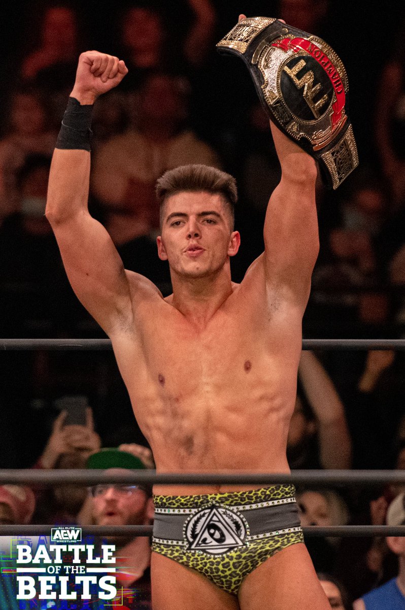 On this day in 2022, @sammyguevara won the AEW TNT Championship for the 3rd time #AEW #AllEliteWrestling #BattleoftheBelts