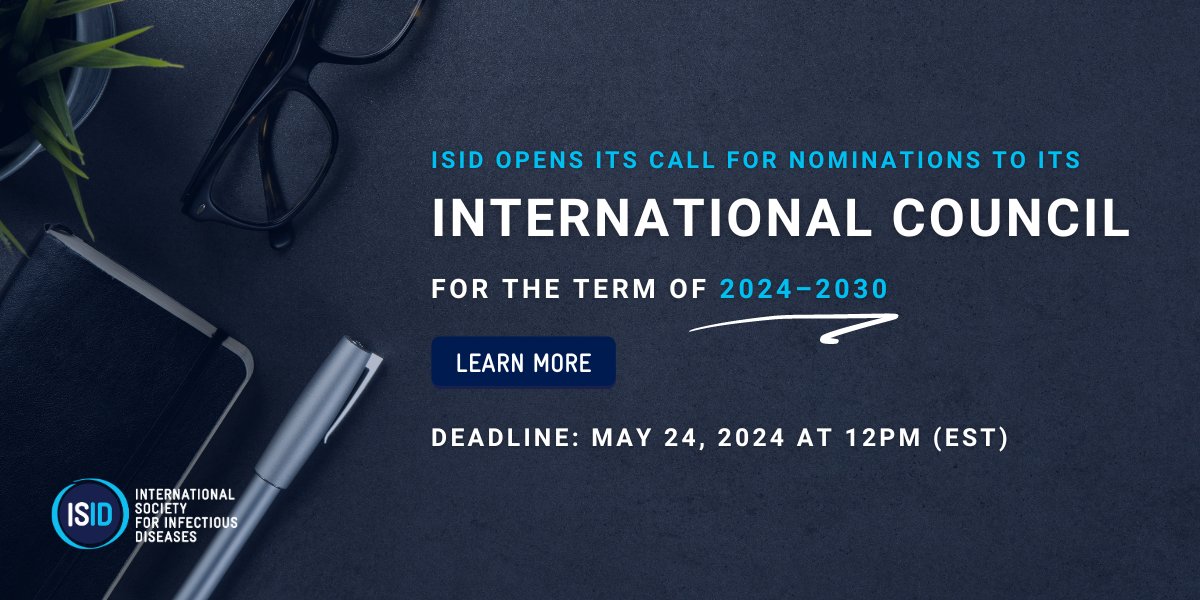 Apply now for the opportunity to be a part of ISID's International Council for 2024-2030! #ISID Last day to submit an application is May 24, 2024: ow.ly/sh7n50R85tB