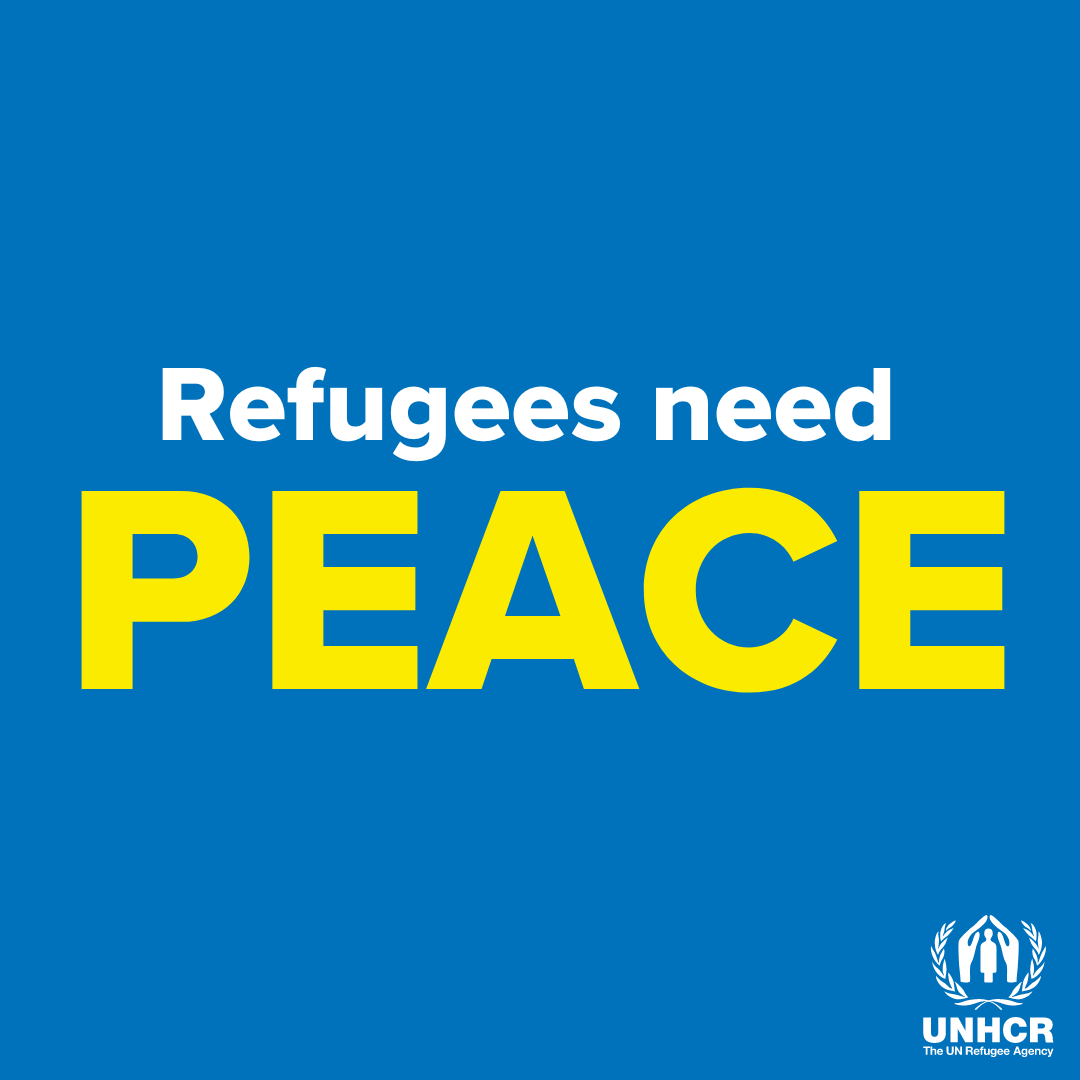 Refugees's tweet photo. Without the political will to make peace, the prospect for large numbers of refugees returning home in the near future will remain out of reach. 

We must change the #GlobalTrends of conflicts. https://t.co/MWroyKeHvh