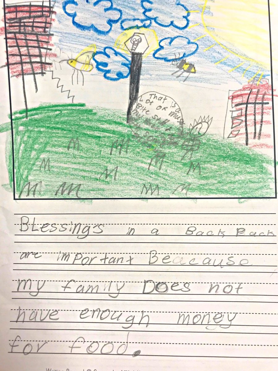 Childhood hunger affects more than empty stomachs – it impacts a child’s family, education, well-being, and future. Your donation will benefit children like the one writing this letter, who deserve the chance to thrive without experiencing weekend hunger. ow.ly/2cZq50RhcMa