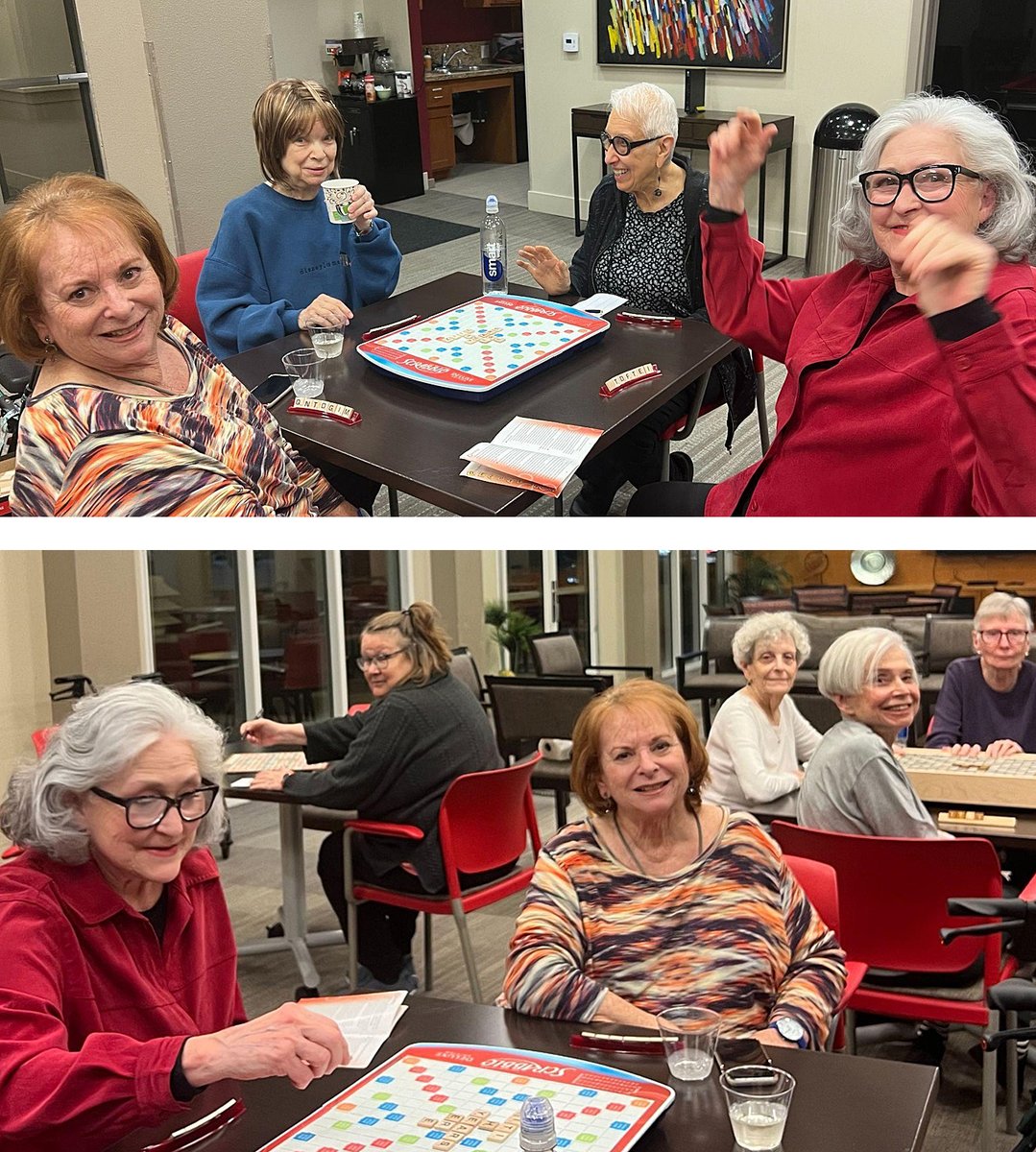 At the North Hollywood Senior Arts Colony,  EngAGE Program Director Lisa hosts the Game Club featuring group games like Trivia and Charades or board games like Scrabble and Clue. #ChangingAging #PositiveAging #CreatingCommunity @LACountyArts