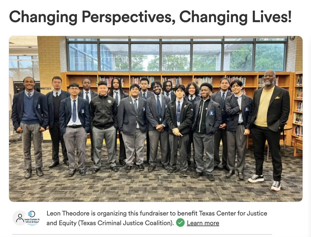 TexasCJE's tweet photo. After working directly with schools to help more students thrive, our Dallas team is raising support for new programming--including an opportunity for Black and brown scholars to learn abroad! https://t.co/AwnGWGH9Uy https://t.co/dXmJbuWokR