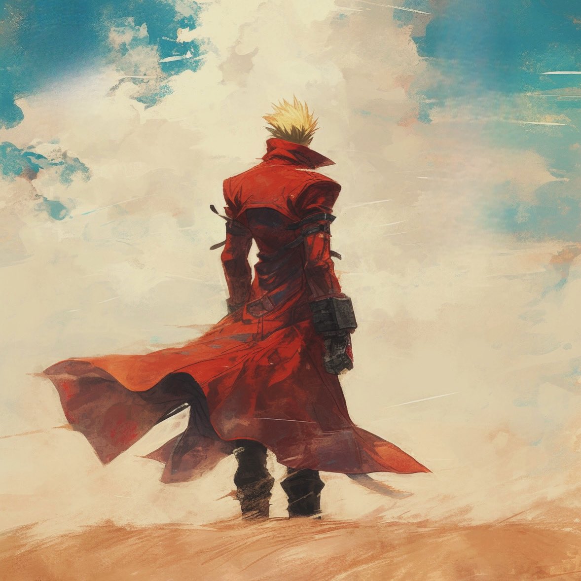 “If you only face forward, there is
something you will miss seeing.” - VASH #trigun #vash #vashthestampede #anime ❤️&amp;🤞🏻!!