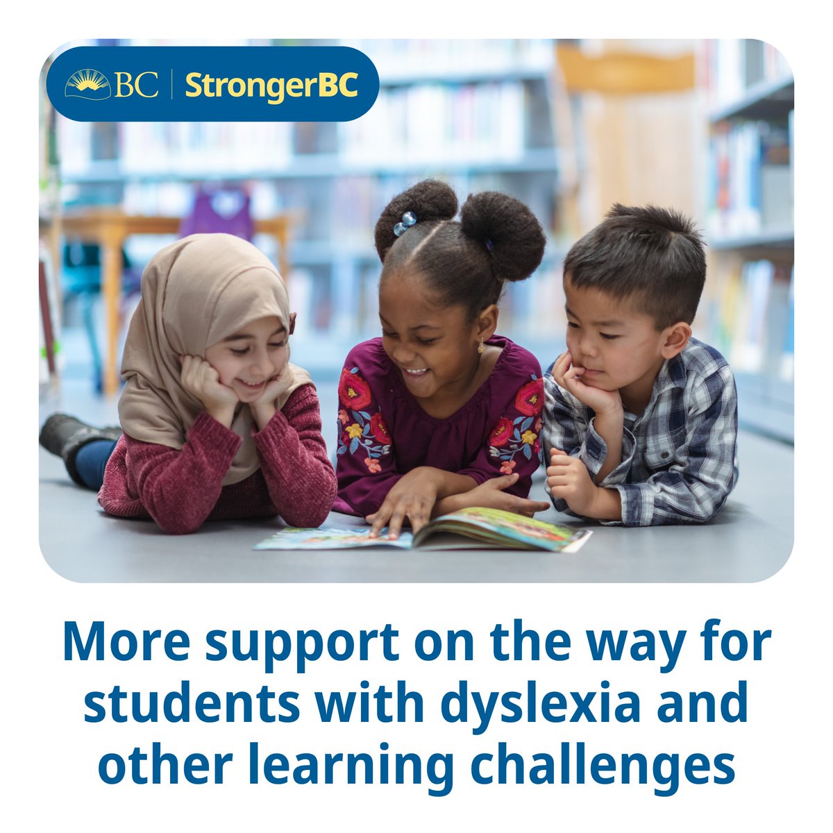 Learning to read and write is essential for children as they begin school. More support is coming for students in BC with dyslexia & other learning challenges. More literacy support is one of the actions we’re taking to make sure kids have the right resources to grow and succeed.