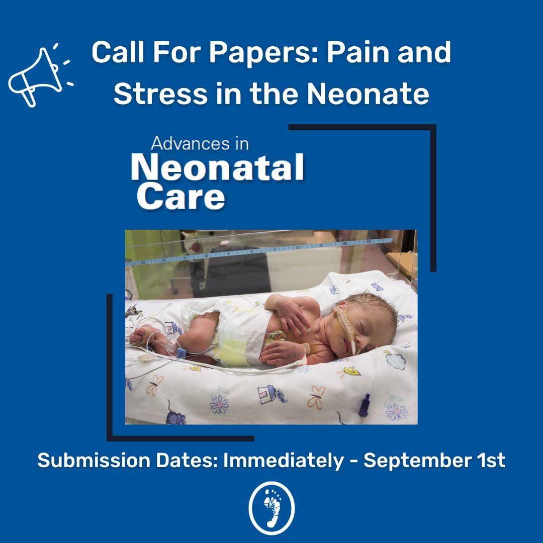 Are you interested in contributing to a special @ANCjournal series? Share your insights on the interdisciplinary treatment of pain/stress, types of pain, environmental stressors, and help improve neonatal care practices! Info: shorturl.at/mGY05
