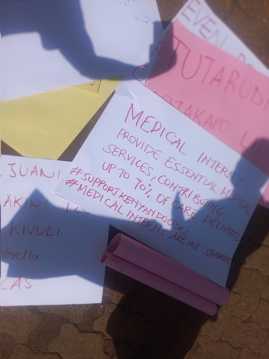 RonaldNengo's tweet photo. Medical Officer Interns provide essential services to our hospitals and generate much more income that what they are asking for!
Enploy them! Pay them!
#DoctorsStrikeKE
#ImplementCBA2017
#SupportKenyanDoctors
#CBAforKenyans https://t.co/u08nIiOg1p