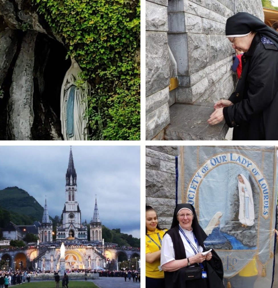 Even though it will be 5 years next month since my pilgrimage to Lourdes, my heart will always be there. Our Lady of Lourdes, pray for us. St. Bernadette, pray for us. 🙏🌹💒🙏