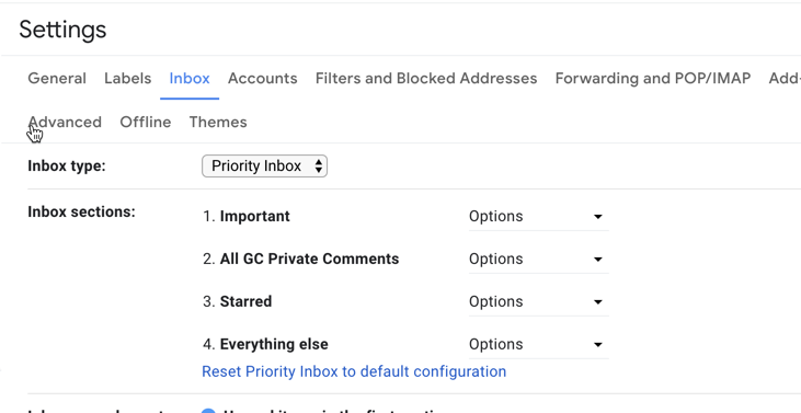 To keep track of student interactions and prevent missing any private comments on #googleClassroom, I've created a priority inbox section in my school email.  #googleEDU