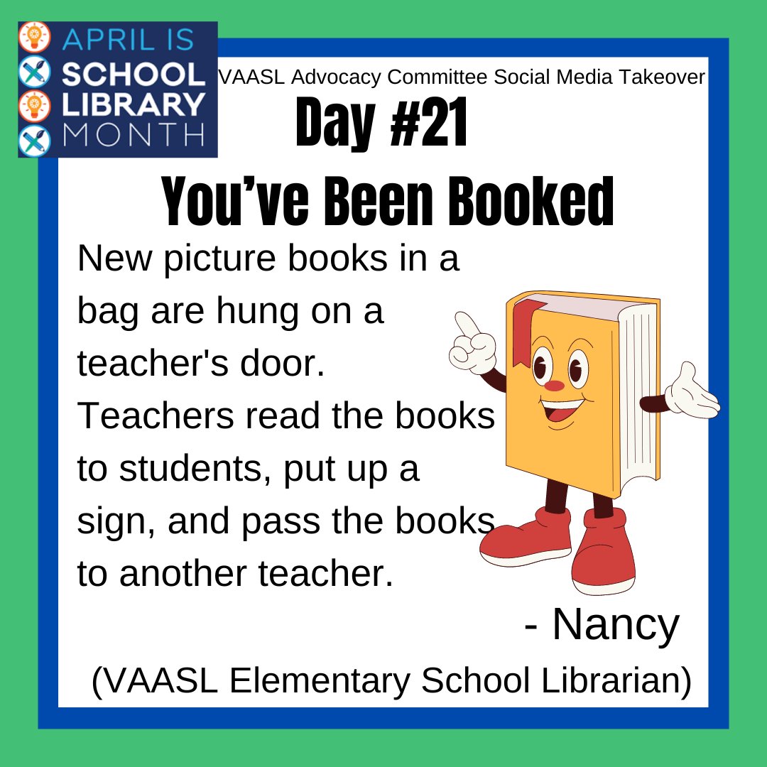 How do you promote YOUR library during School Library Month?
#SchoolLibraryMonth #AASLslm