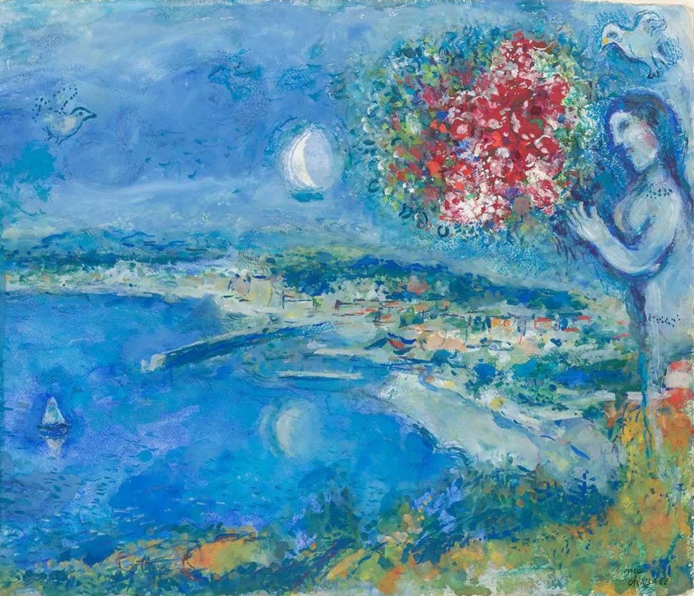 Marc Chagall (1887–1985) Angels Bay (Baie des Anges), 1971–1978