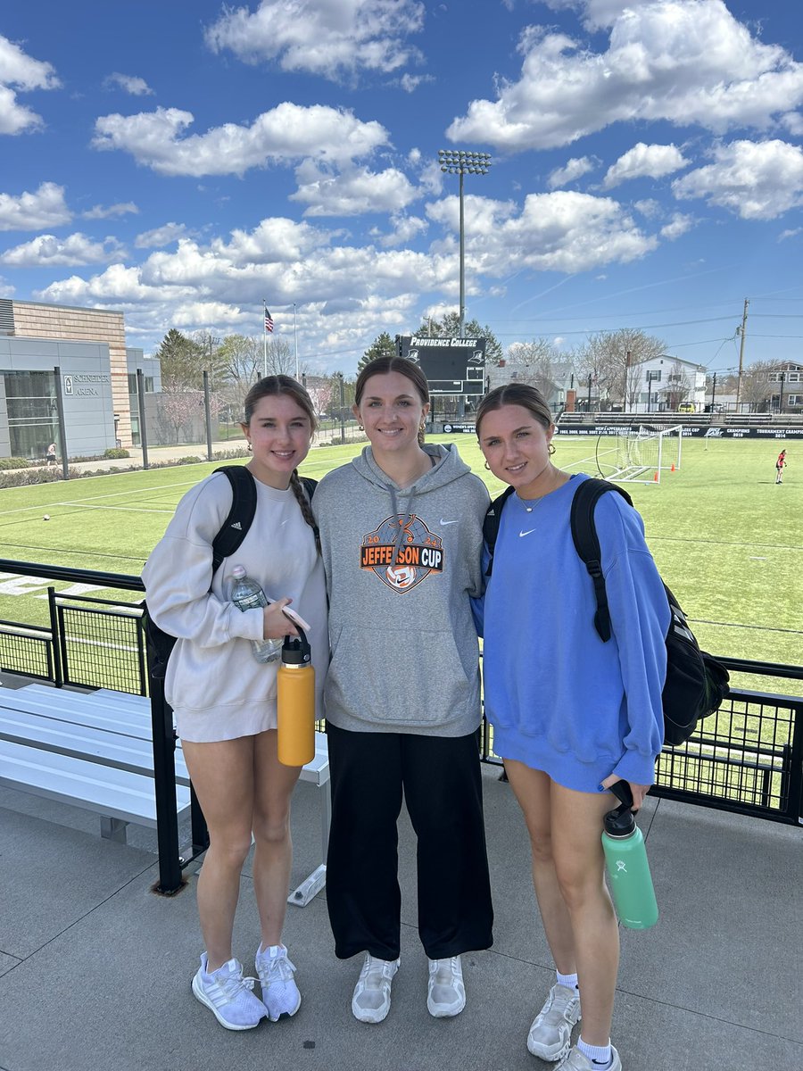 Thank you <a href="/PC_WomensSoccer/">Providence College Women’s Soccer</a> <a href="/PC_CoachLopes/">Sam Lopes</a> <a href="/katie_day10/">Katie Day</a> and @patrickbarbosa1 for a great day in Rhode Island! Loved attending your ID camp and training with <a href="/CarlosPinhancos/">Carlos Pinhancos</a> ! The weather was perfect, loved being able to watch your team training and the campus tour was impressive!