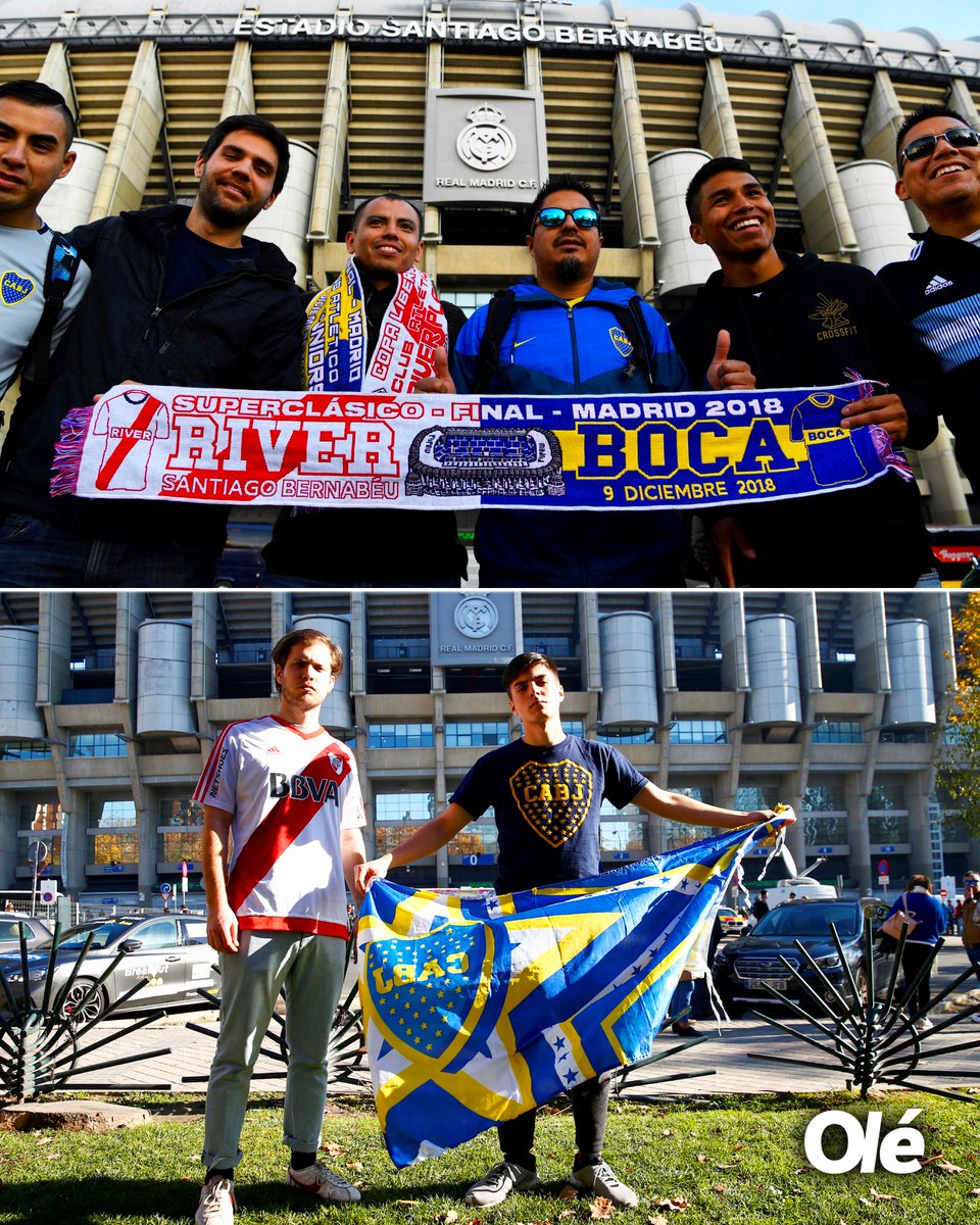 🔙 El último Superclásico que se jugó con ambas parcialidades fue la final de Madrid 

Casi 2.000 días después, los hinchas de Boca y de River coincidirán en un estadio 🏟️