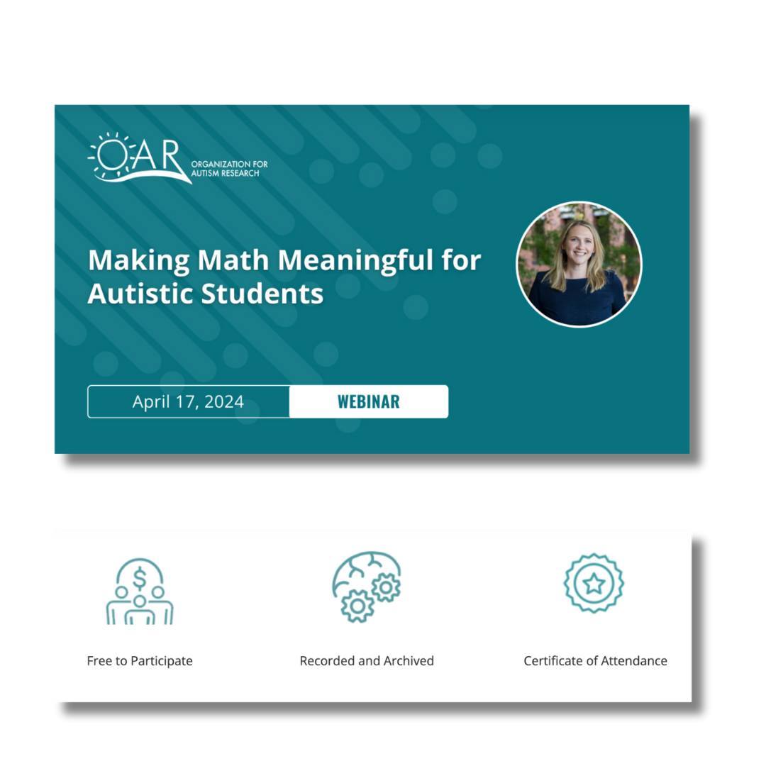 Florida Center for Reading Research (@thefcrr) on Twitter photo 🚨TOMORROW🚨
During this FREE webinar, <a href="/Dr_Jenny_Root/">Dr. Jenny Root (Taylor’s Version)</a> will describe a framework for supporting #autistic students to gain meaningful math skills that will increase their independence. Register today at ⬇️ #AutismAwarenessMonth
bit.ly/43Sr6P4 🚨TOMORROW🚨
During this FREE webinar, <a href="/Dr_Jenny_Root/">Dr. Jenny Root (Taylor’s Version)</a> will describe a framework for supporting #autistic students to gain meaningful math skills that will increase their independence. Register today at ⬇️ #AutismAwarenessMonth
bit.ly/43Sr6P4