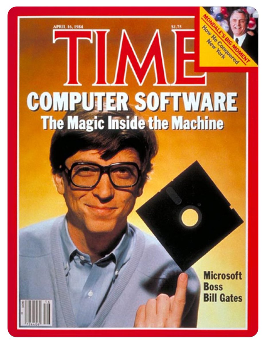 40 years ago today, in 1984, Bill Gates was on the cover of Time Magazine.  #genxtalks #timemagazine #time #billgates #80s #1984