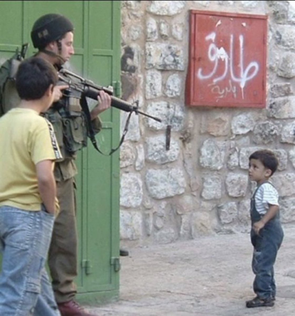 If ever a picture accurately depicted what Israel is about, this is up there! Fck that terrorist state!