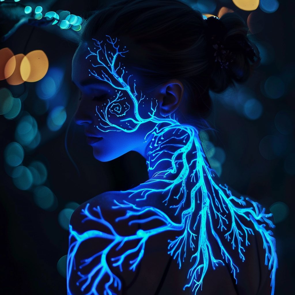 QT -- Bioluminescent Tattoos