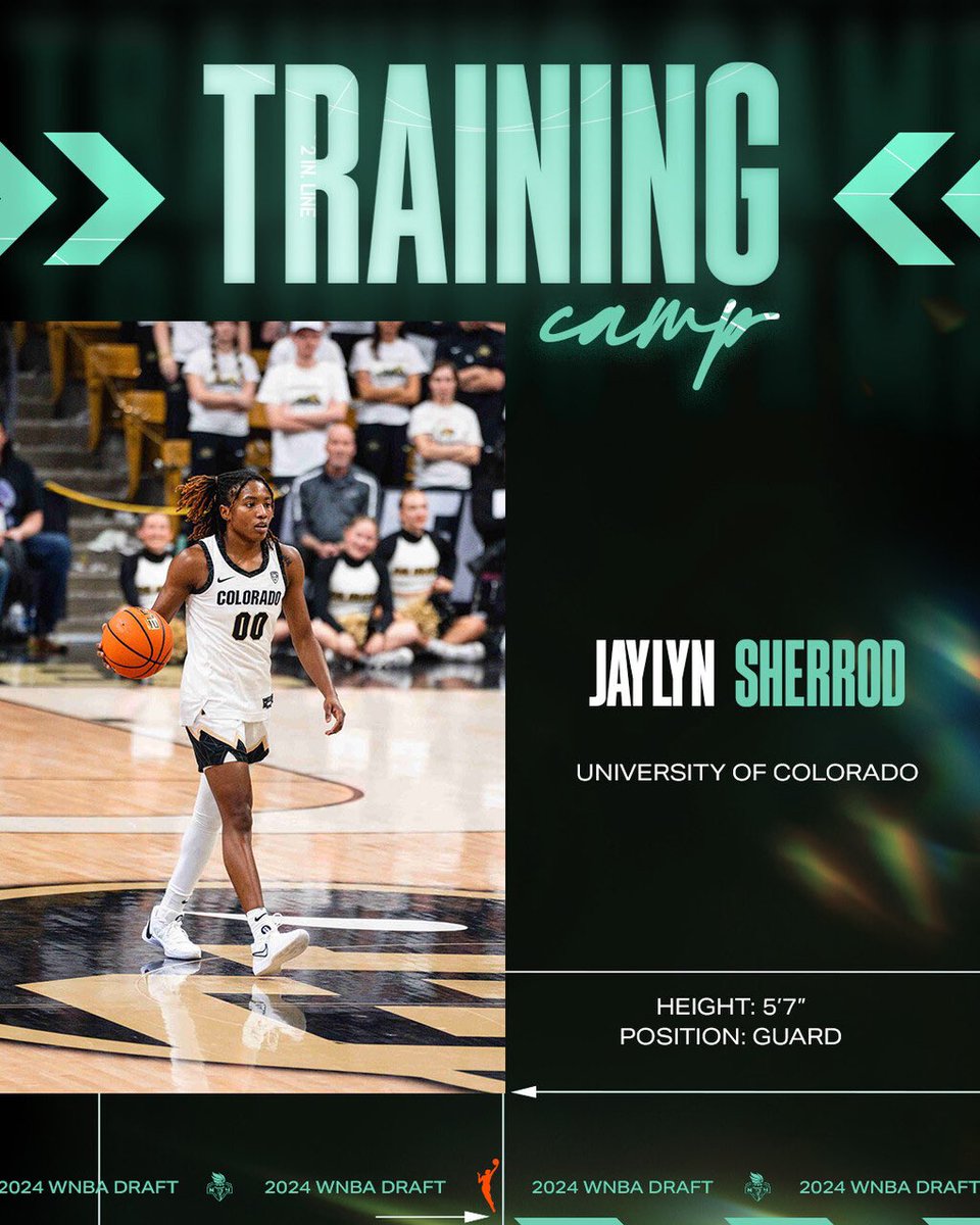 The NY Liberty has signed @JaylynSherrod to a training camp contract. ✍️ Welcome!🗽