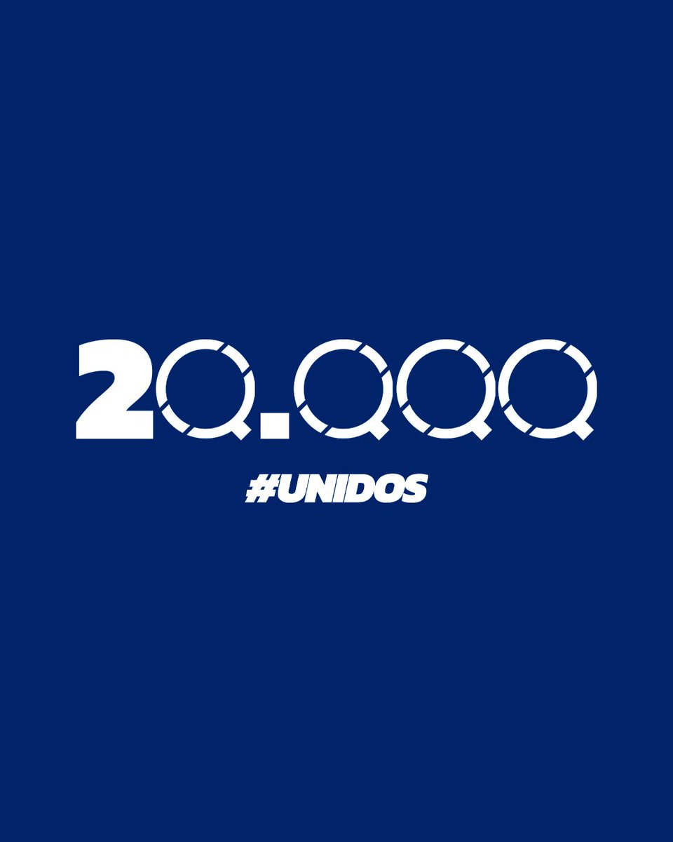 OBJETIVO 20.000

Estamos muy cerca de alcanzar los 20.000 socios por primera vez en nuestra historia. Esta campaña es de los socios para los socios. Falta poco para lograr un objetivo histórico que venimos persiguiendo y necesitamos de todos.

▫ Por cada socio que traigas al