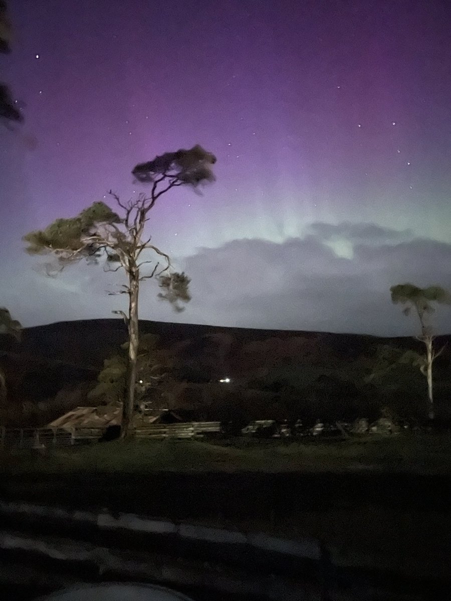Nice little Aurora tonight… #NorthernLights #BroraSky #AuroraBorealis #Sutherland #ScottishHighlands