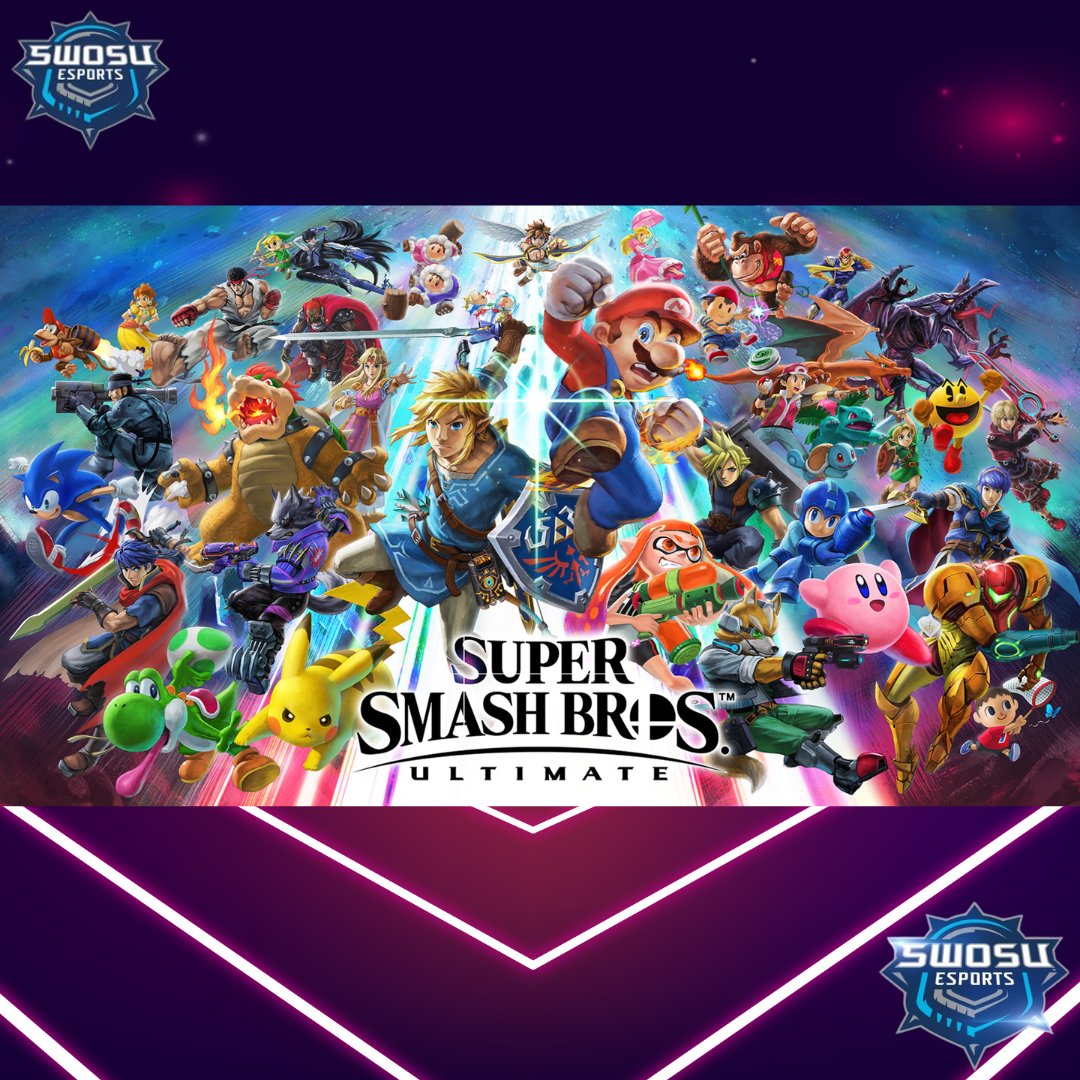 Join us tonight at 7pm to witness our SWOSU esports Super Smash Bros Ultimate team compete in the NECC Nationals! Catch the thrilling action live on <a href="/SWOSUesports/">SWOSU ESPORTS</a> Twitch and YouTube channels. Let's show our support and cheer them to victory! #Esports #NECCNationals #SWOSU 🕹️🏆