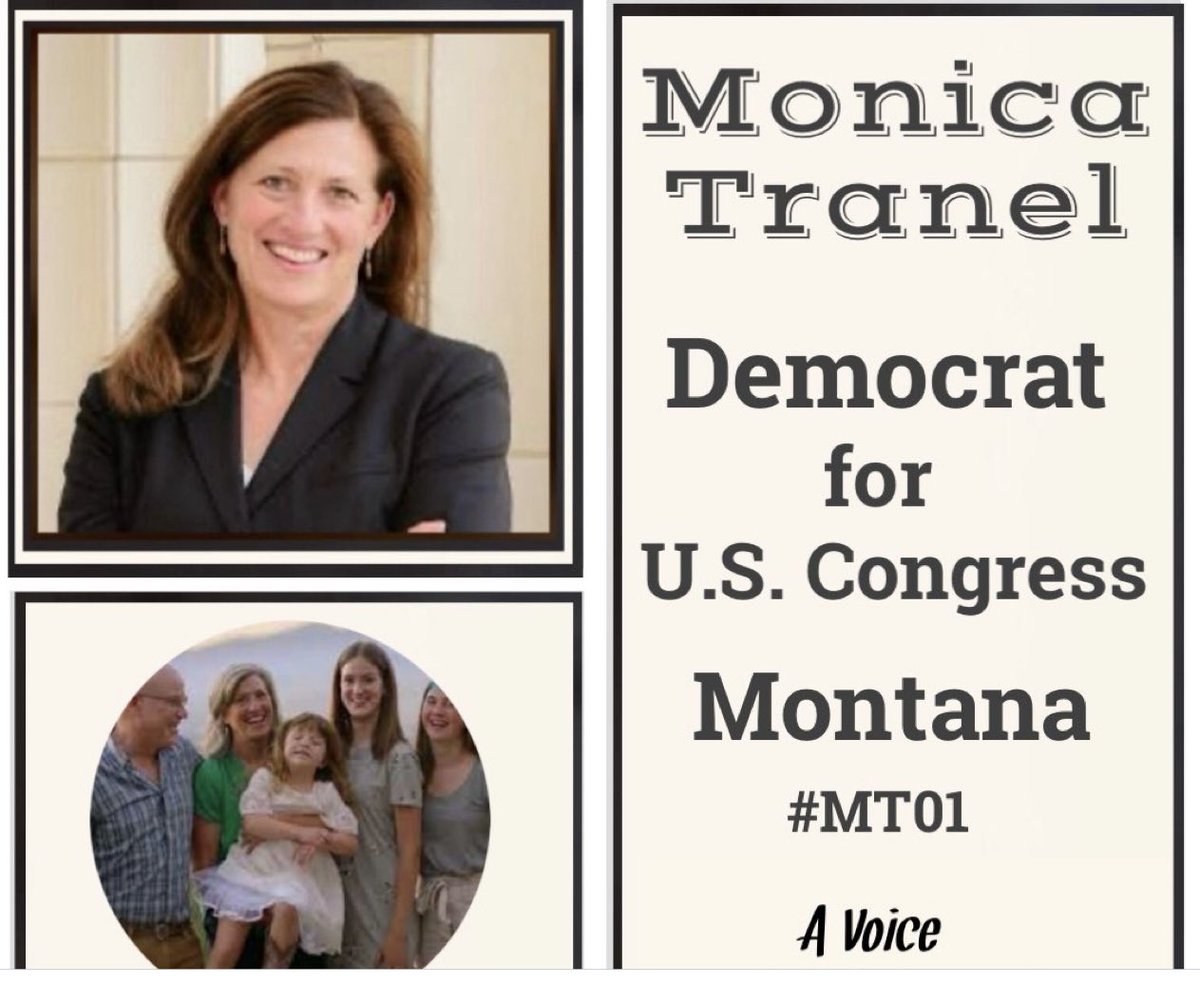 Monica Tranel is running for Congress #MT01 to represent working Montanans. She’s fighting against giant corporations making record profits. Ryan Zinke, her opponent, has done nothing with keeping more of your money in your pocket. @MonicaTranel #wtpGOTV24 #DemVoice1