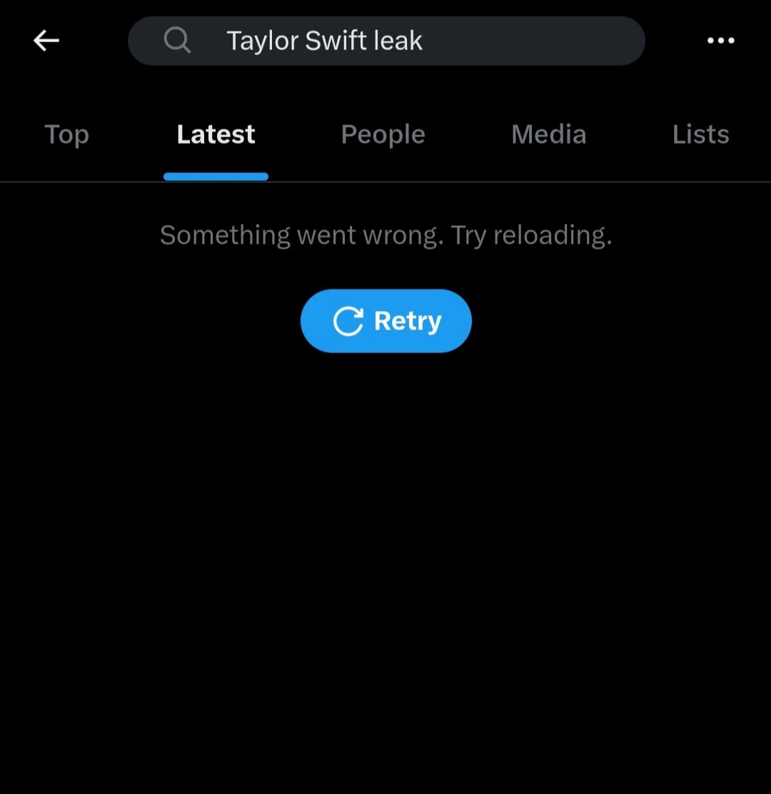 TheSwiftSociety's tweet photo. 📲| "Taylor Swift leak" is now banned from the Twitter search ahead of her album release. https://t.co/UldQ8JOf5T