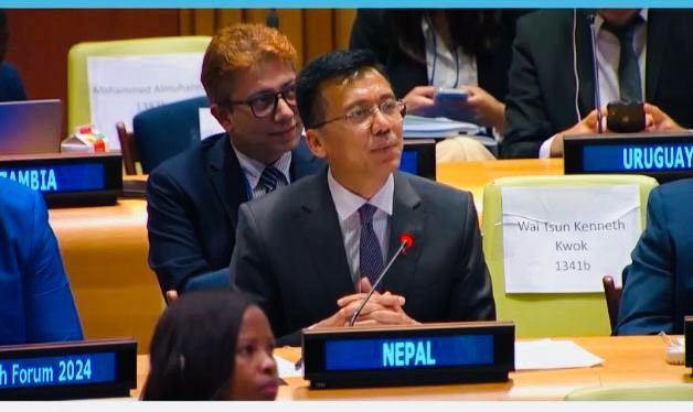 ‘Let’s ensure that youths are not left behind rather they work as an agent of change for a prosperous future for all’ Amb @LokThapa2071 stressed the need to support youth dev. & leverage their full potential, speaking @UNECOSOC Youth Forum in UNHQ, NY