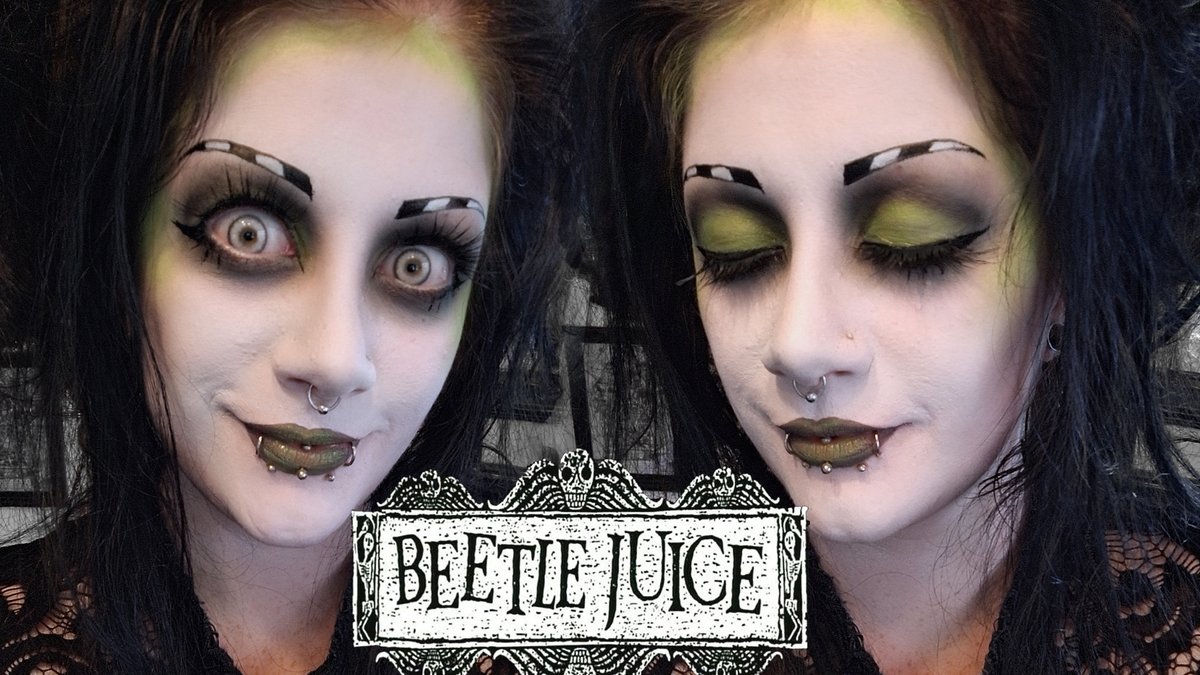 Beetlejuice Inspired Makeup youtube.com/watch?v=zOSJhX…