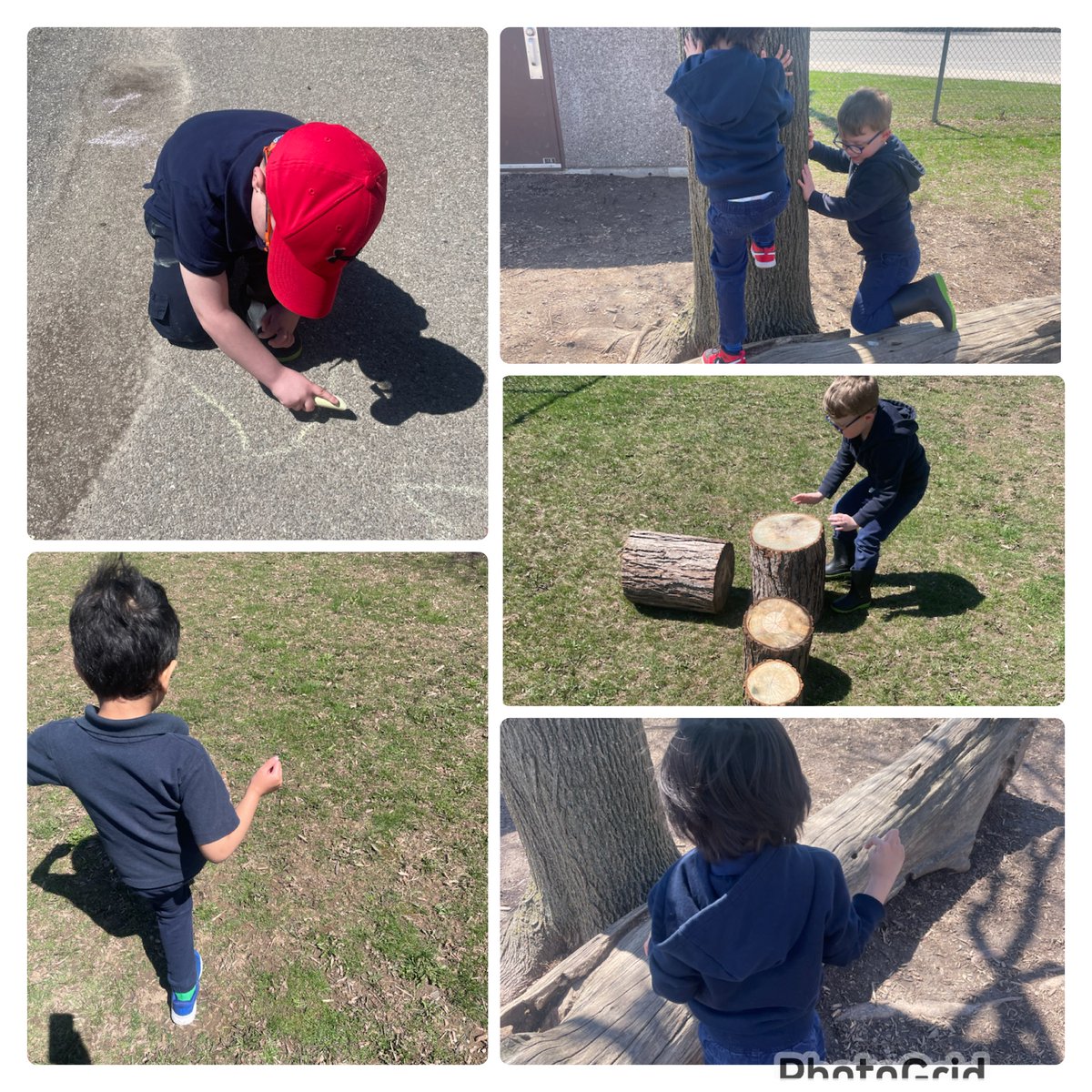 How beautiful is this spring weather? Mrs. Silva’s class sure loves to take their learning outdoors! #kindergarten #outdoorlearning @HWCDSB @DeanDiFrancesco