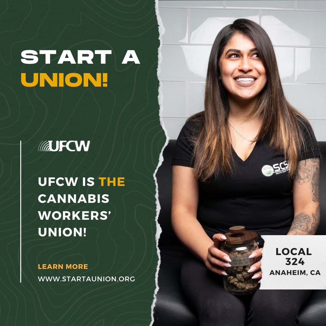 The grass is greener with a union! UFCW is proud to represent cannabis workers in every sector of the industry from ‘seed to sale’ - meaning that whether you’re in dispensaries, labs, manufacturing, processing, or grow facilities, we have your back. ➡️ bit.ly/3reqhOF