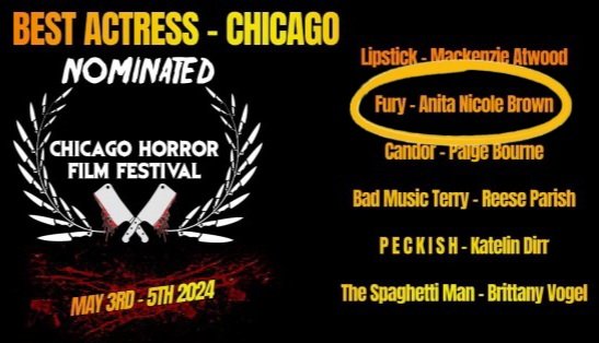 AnitaNBrown's tweet photo. While I was at work, I received this!!!!
I must admit, I'm very honored! And dying to see the results!
#ChicagoHorrorFilmFestival #BestActressNominee #T1DActress #DiaBadAss #TheSplatterBrothers https://t.co/IxO2oRbT69