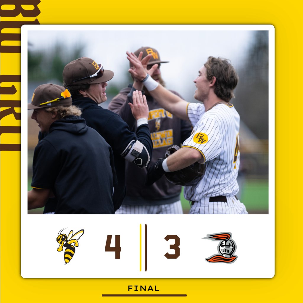 That's three straight @OHAthleticConf sweeps!

#BWBoys | @BWUBaseball