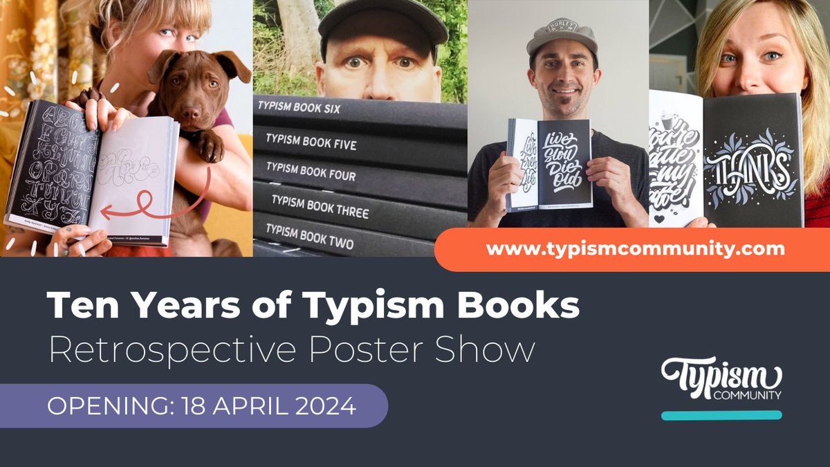 This week on the blog >> Ten Years of Typism Books: Retrospective Poster Show. Head to the Typism blog to find out more. typismcommunity.com/blog/ten-years…
