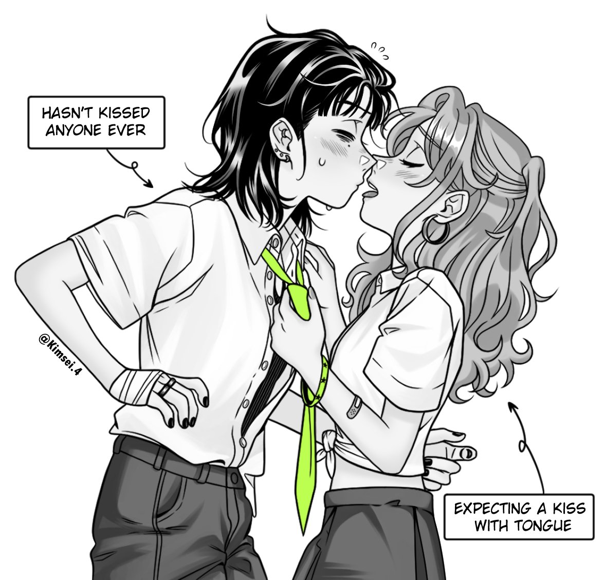 Mitsuki x Aya's First Kiss 💚 #theguyshewasinterestedinwasntaguyatall #気になってる人が男じゃなかった #mitsuaya