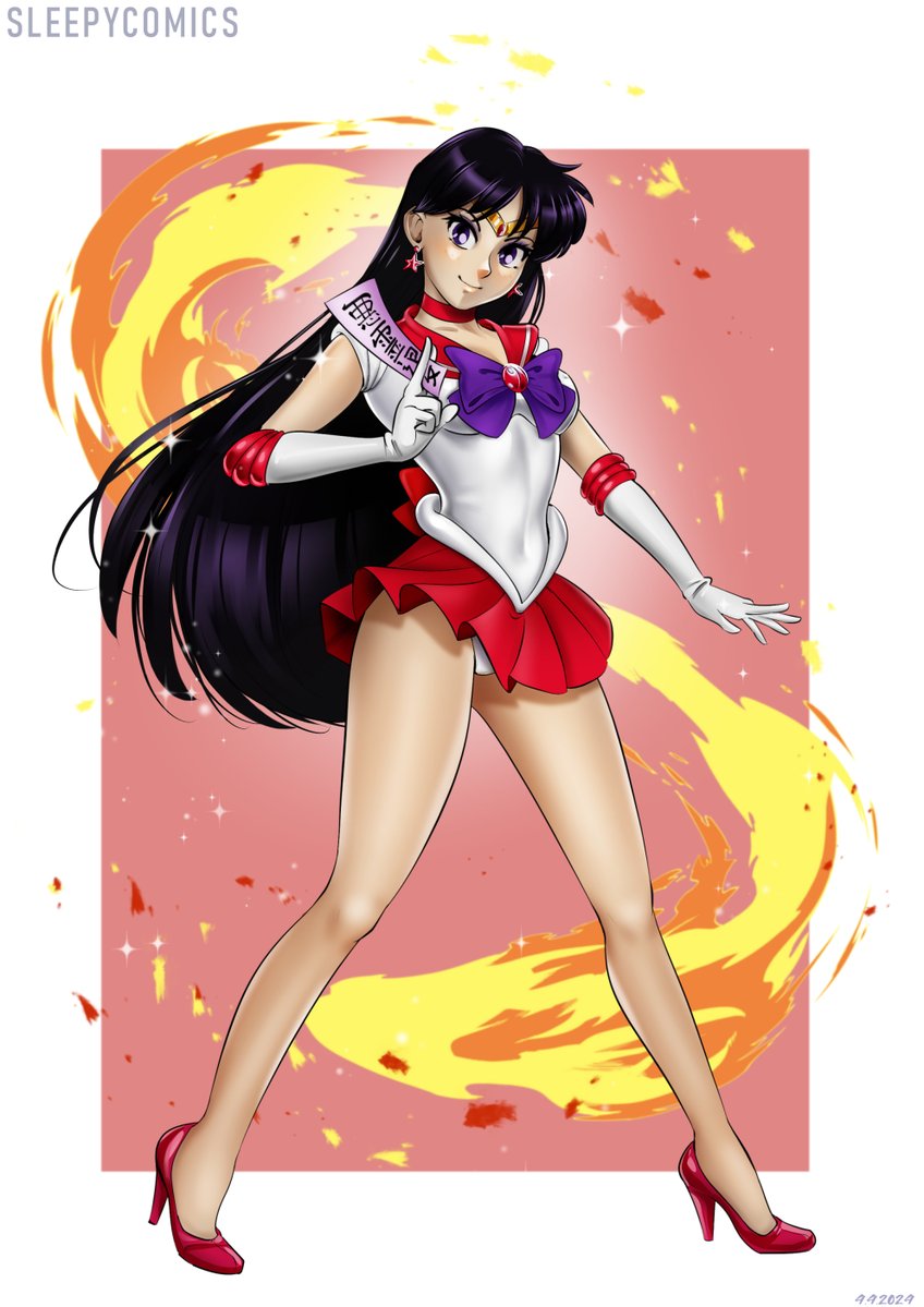 Joining in on the celebration. Here's our beloved Guardian of Fire.

Happy Birthday, Sailor Mars!

#火野レイ生誕祭2024 
#セーラーマーズ生誕祭2024
#SailorMars 
#SailorMoon