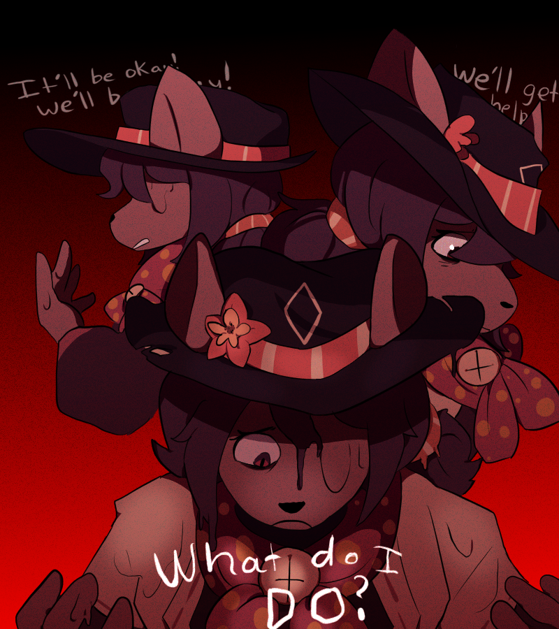 littlehapybunny's tweet photo. #rustyredemption #undertaleyellowfanart kanako and clover are doomed in this au and my heart is handling it just fine 1/3 https://t.co/Y09vR64x2K