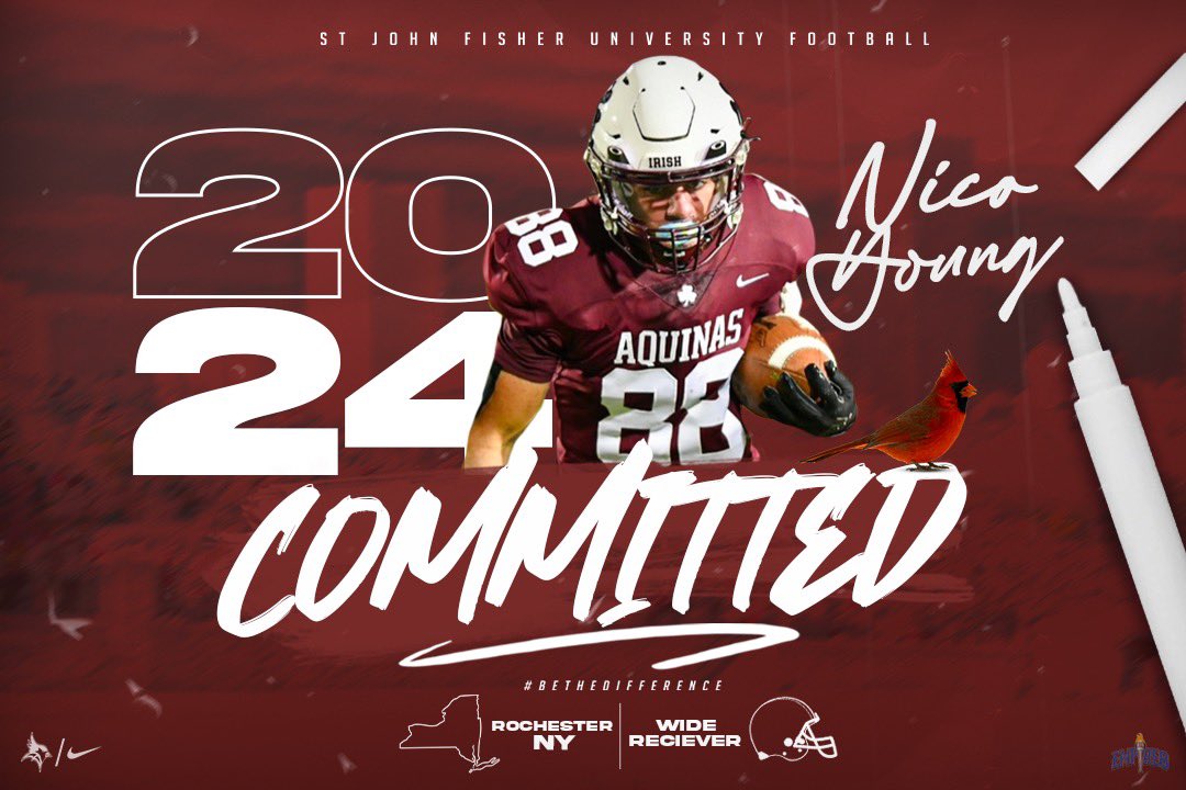 I'm extremely blessed to announce my commitment to continue my academic and athletic career at St. John Fisher University. I would like to thank my coaches and family for supporting me along this journey. GO CARDS❤️🖤
<a href="/Coach_Segala/">Brees Segala</a>   <a href="/CoachJacksonAQ/">Maurice Jackson</a> <a href="/CoachVosburgh/">Paul Vosburgh</a> <a href="/SteveDAnna1/">⭐️Coach Steve D'Anna⭐️</a>