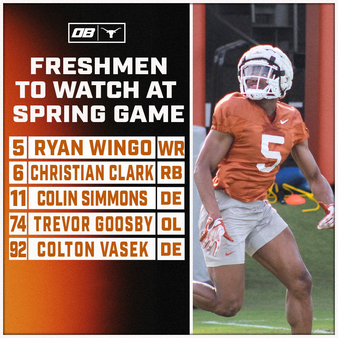 Lot of Talented Freshmen Will be on Display Saturday 🤘 Here are Just a Few to Keep an Eye On 👀