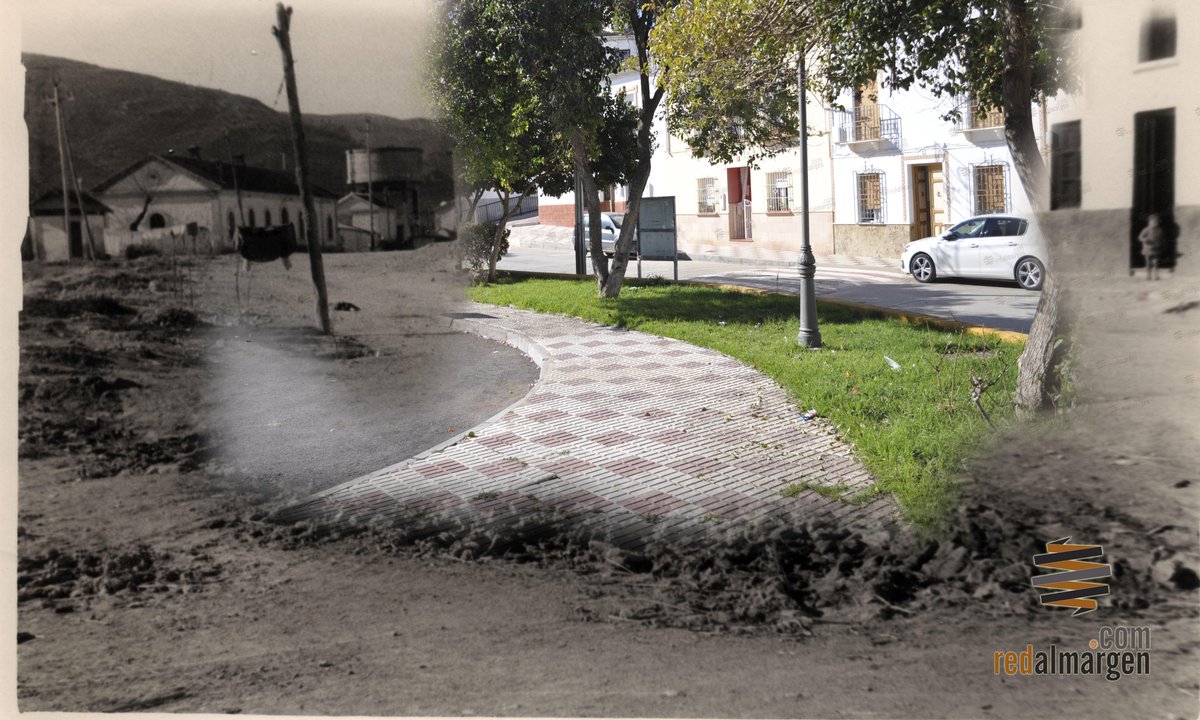 redalmargen's tweet photo. ¿Y si rascando en el presente aparece el pasado? Presentamos una serie de fotografías en la que se unen presente y pasado de nuestro pueblo como no lo habías visto hasta ahora. 
"El llano" https://t.co/GxClMMqERA