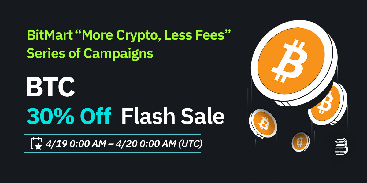 🪙$BTC  @Bitcoin 30% OFF Flash Sale will go live on BitMart Launchpad soon!
🔥Hold at least 100 BMX to be qualified to join and win the lottery!
⏰0:00 UTC, April 19th, 2024!

💪Join Here: bitmart.com/launchpad/en-US
✨Learn more: support.bitmart.com/hc/en-us/artic…