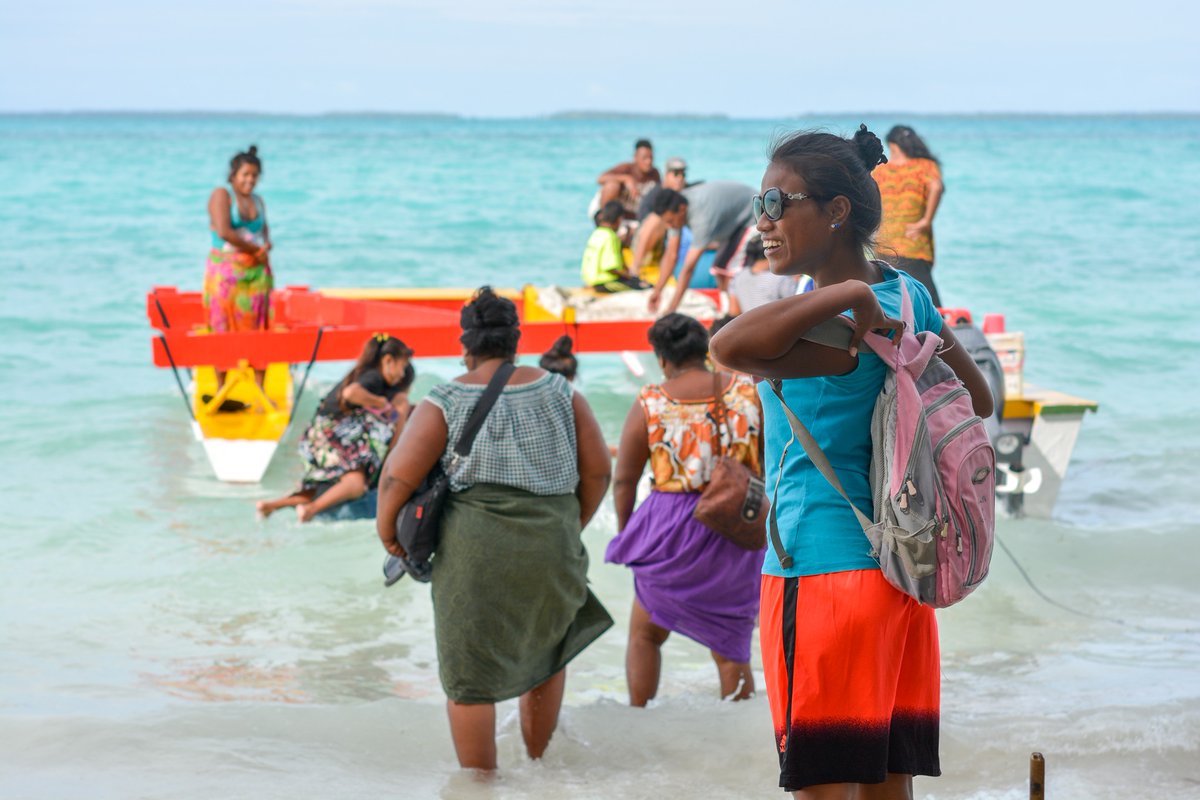 Discovering North Tarawa is made accessible through ferry services and charter boats. 
For those who prefer driving, journey as far as Buota, just a bridge-crossing away from Tanaea.
#visitkiribati #kiribatifortravellers #islandescape #islandgetaway #adventure 
📸Raimon Kataotao