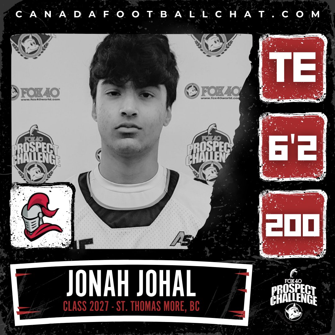 chatfootball's tweet photo. #FPCSHOWCASE SPOTLIGHT π¦
π€ TE @jonah_johal
π Class 2027
π« St. Thomas More Collegiate
π Burnaby, BC
"My favourite part was the ability to compete with some of the best athletes in Western Canada."
READ MORE β‘οΈ https://t.co/KyRclVfSYS https://t.co/xBJxM76JsZ