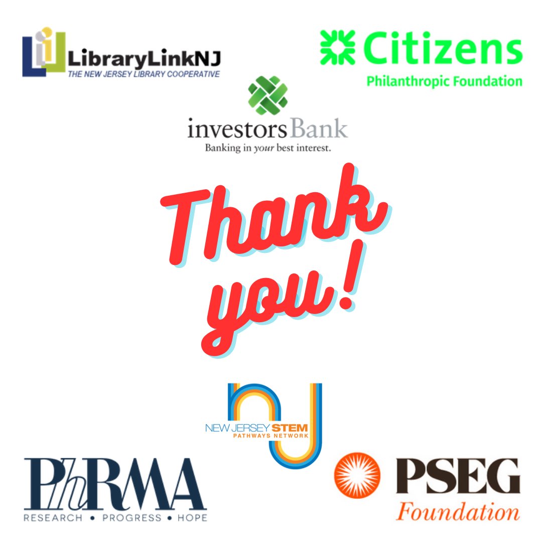The New Jersey Makers Day Executive Board would like to give a huge thank you to our amazing sponsors. Because of their generosity and support of NJMD, we are able to continue our mission to inspire libraries to showcase and highlight STEM, in their communities. #njmakersday