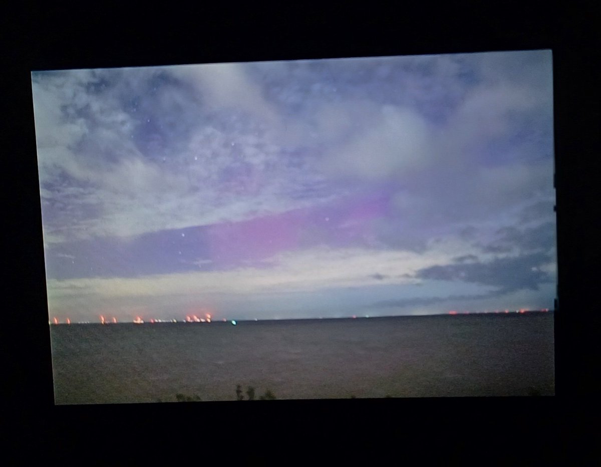 Northern Lights currently from Reculver 23:25.