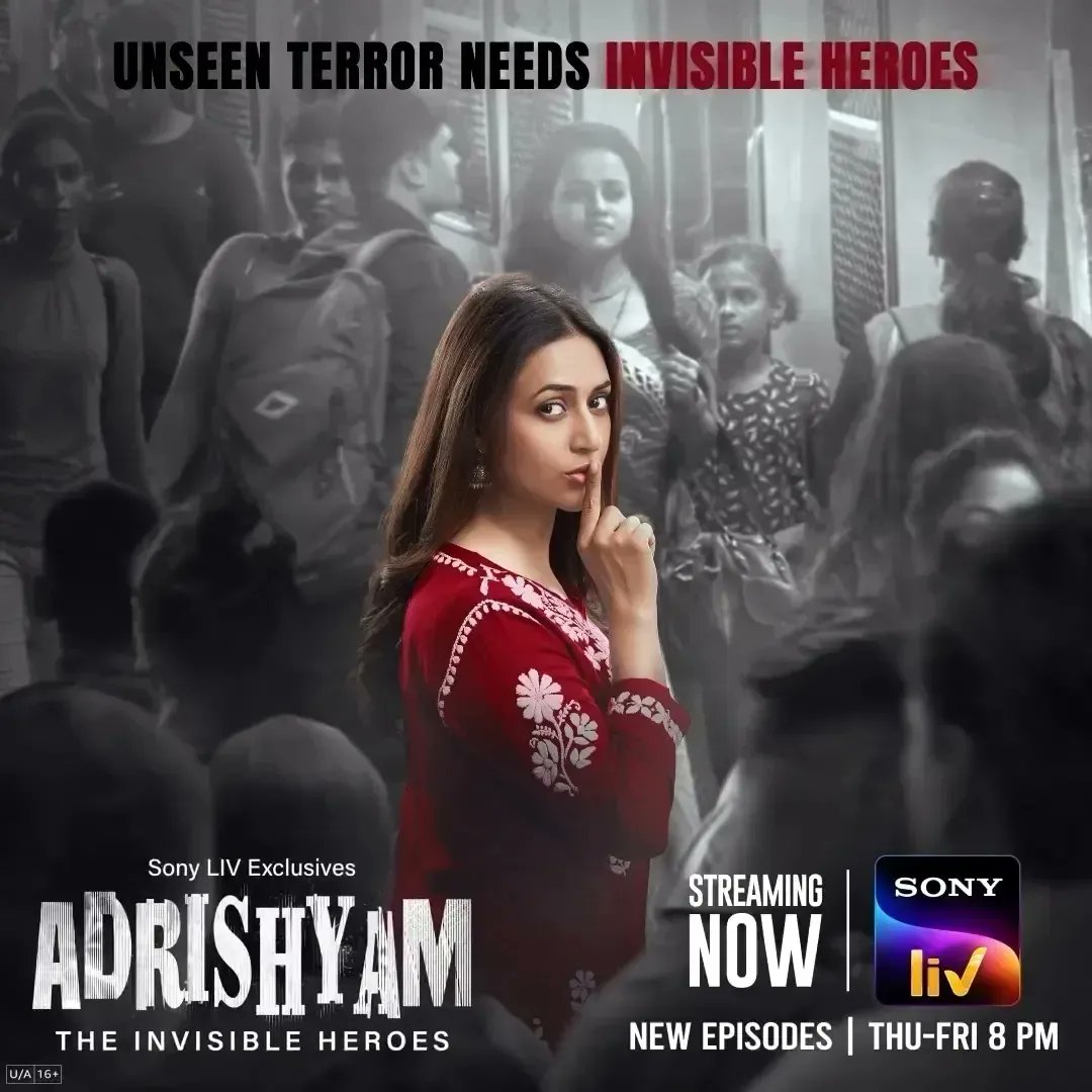 Sony LIV Exclusive #Adrishyam Streaming Now On #SonyLIV, New Episodes Every Thu-Fri At 8 PM.
Starring: #EijazKhan, #DivyankaTripathi, #SwaroopaGhosh, #TarunAnand, #ChiragMehra, #RoshneeRai, #ParagChadha & More.

#AdrishyamOnSonyLIV #Series
#AdrishyamTheInvisibleHeroes
#PrimeVerse