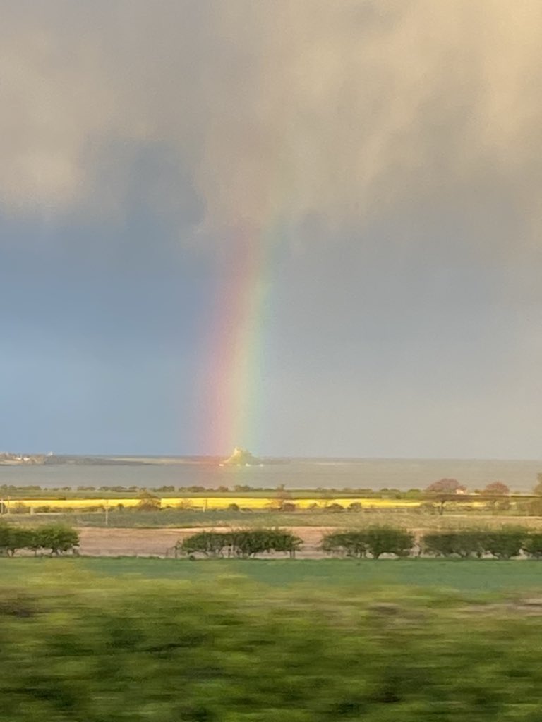 Rainbow over #HolyIsland