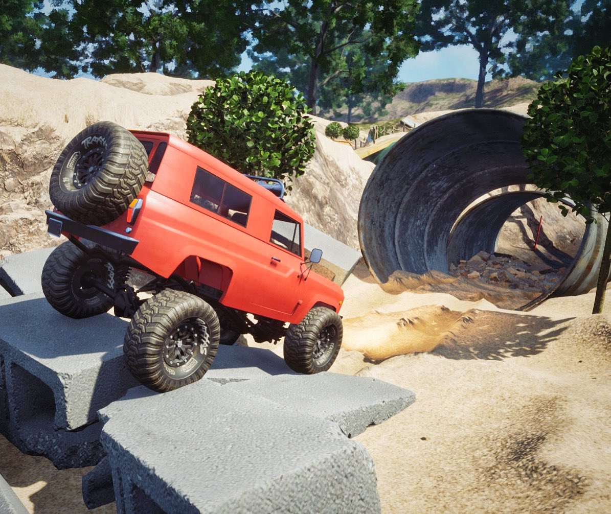 Just a nice screenshot 
#rccars  #rcoffroad #traxxas #rctoys #rc4x4 #rcgame #rchobby #rctrophy #rccrawler #crcopy #ue5 #unreal #unrealengine #indie #indiegame #indiedev #gamedev #racing