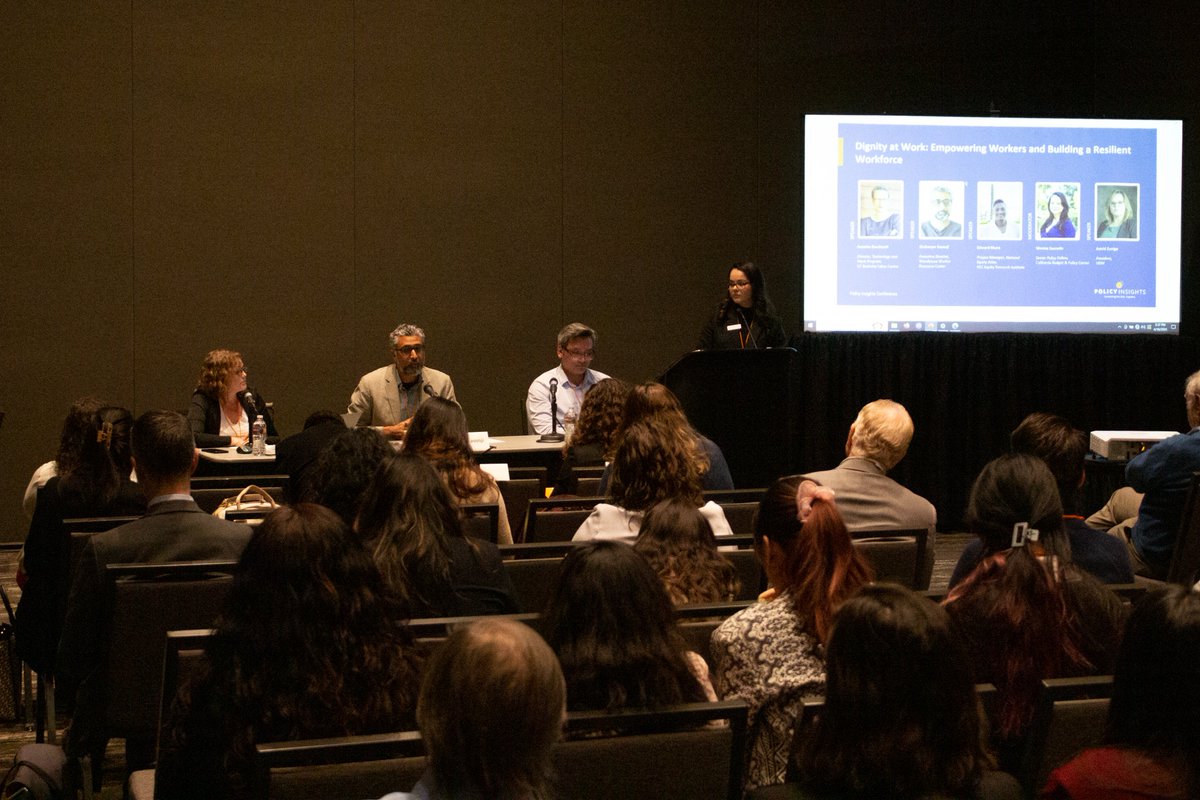 California’s promise of opportunity feels distant for many working families.

Our workshop speakers discuss the realities of California’s evolving work landscape and explore collective action and advocacy for a future where work leads to thriving lives. #PolicyInsights24