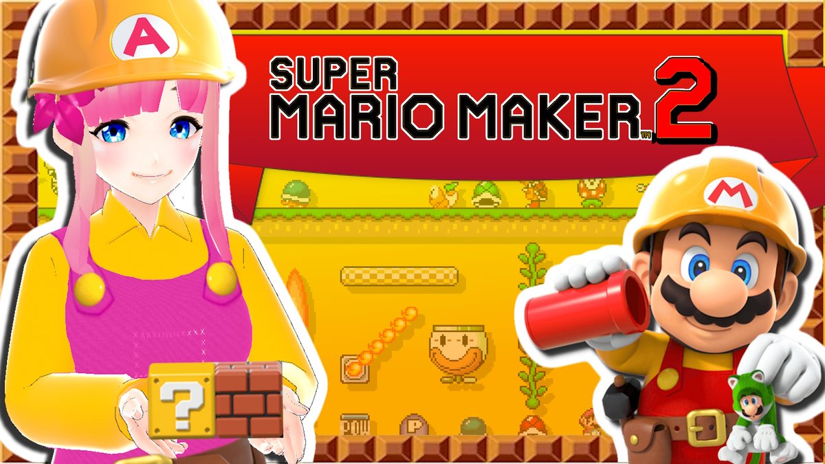 🌸Join me for Super Mario Maker 2 Viewer Levels. ➡️Watch here: youtube.com/watch?v=tsZu5P… & twitch.tv/azalea22gamer • LIVE Tuesday, April 16 at 6pm CST @BlazedRTs #familyfriendly English Indie Vtuber #livestream #YouTube #shortsvideo #twitch #NintendoSwitch #SuperMarioBros