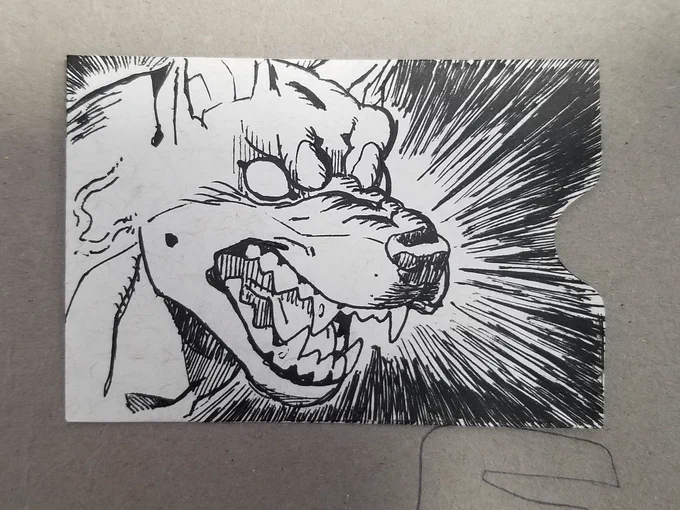Work doodle of my favorite doggirl 